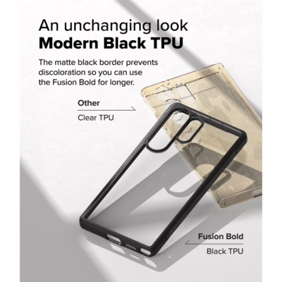 Ringke รุ่น Fusion Bold - เคส Galaxy S25 Ultra - สี Black