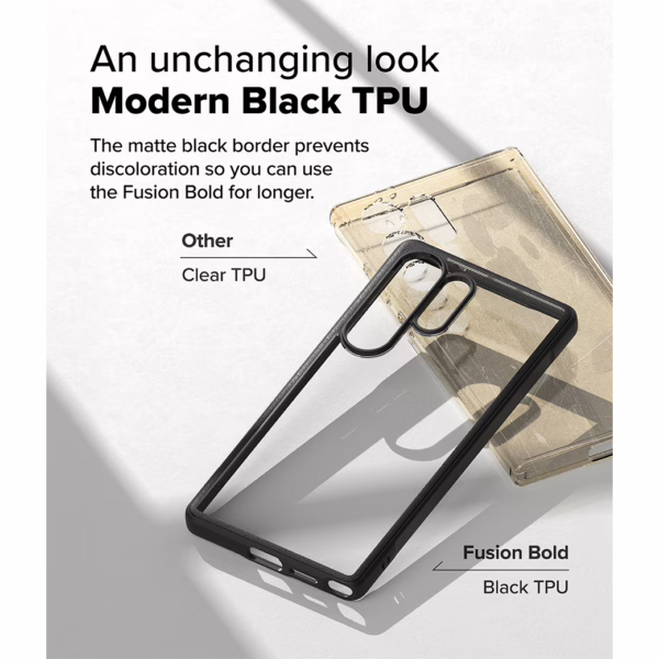 Ringke รุ่น Fusion Bold - เคส Galaxy S25 Ultra - สี Black