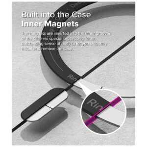 Ringke รุ่น Fusion Bold Magnetic - เคส Galaxy S25 Ultra - สี Black