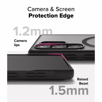 Ringke รุ่น Fusion Bold Magnetic - เคส Galaxy S25 Ultra - สี Black