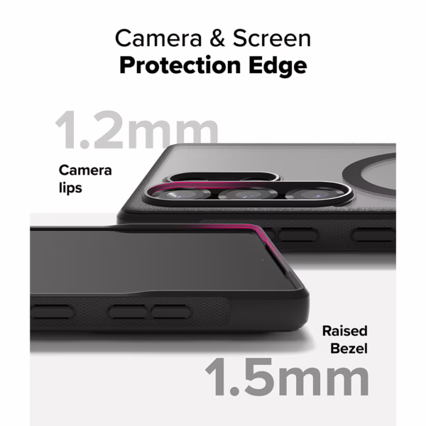 Ringke รุ่น Fusion Bold Magnetic - เคส Galaxy S25 Ultra - สี Black