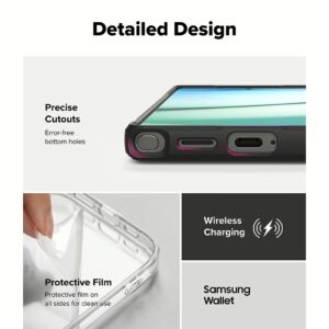 Ringke รุ่น Fusion Bold Magnetic - เคส Galaxy S25 Ultra - สี Black