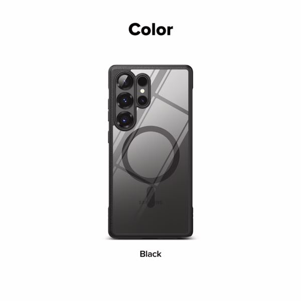 Ringke รุ่น Fusion Bold Magnetic - เคส Galaxy S25 Ultra - สี Black