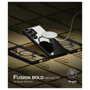 Ringke รุ่น Fusion Bold Magnetic - เคส Galaxy S25 Ultra - สี Black