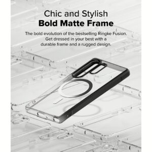 Ringke รุ่น Fusion Bold Magnetic - เคส Galaxy S25 Ultra - สี Black