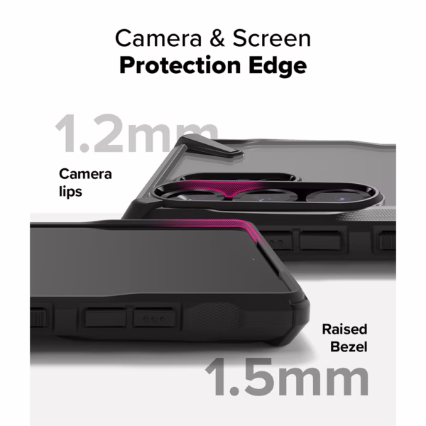 Ringke รุ่น Fusion X - เคส Galaxy S25 Ultra - สี Black