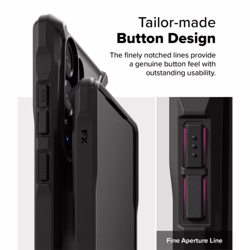 Ringke รุ่น Fusion X - เคส Galaxy S25 Ultra - สี Black