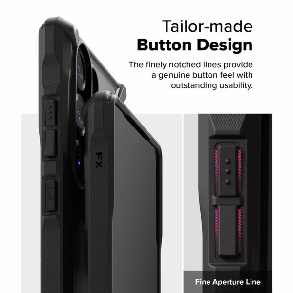 Ringke รุ่น Fusion X - เคส Galaxy S25 Ultra - สี Black