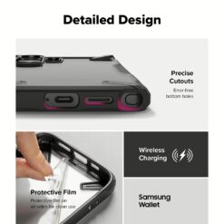 Ringke รุ่น Fusion X - เคส Galaxy S25 Ultra - สี Black
