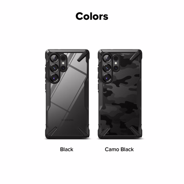Ringke รุ่น Fusion X - เคส Galaxy S25 Ultra - สี Black