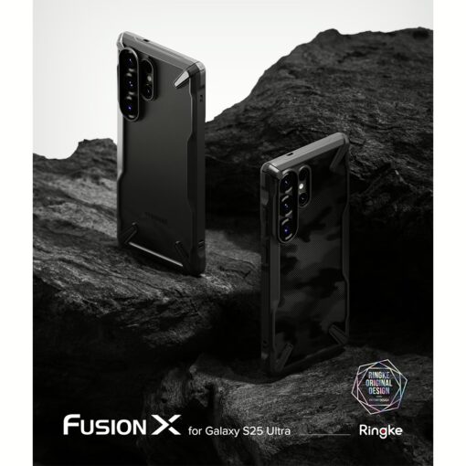 Ringke รุ่น Fusion X - เคส Galaxy S25 Ultra - สี Black - Image 6