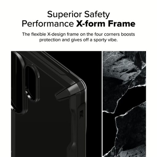 Ringke รุ่น Fusion X - เคส Galaxy S25 Ultra - สี Black - Image 7