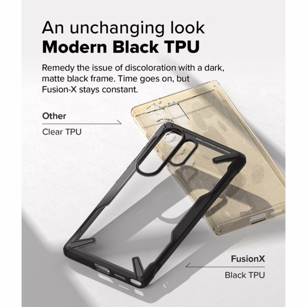 Ringke รุ่น Fusion X - เคส Galaxy S25 Ultra - สี Black