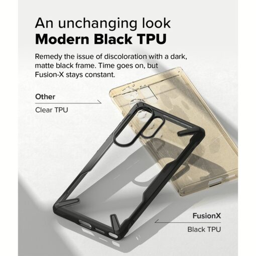 Ringke รุ่น Fusion X - เคส Galaxy S25 Ultra - สี Black - Image 8