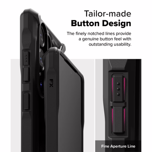 Ringke รุ่น Fusion X Design - เคส Galaxy S25 Ultra - สี Camo Black