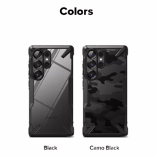 Ringke รุ่น Fusion X Design - เคส Galaxy S25 Ultra - สี Camo Black