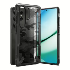 Ringke รุ่น Fusion X Design - เคส Galaxy S25 Ultra - สี Camo Black