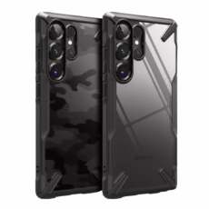 Ringke รุ่น Fusion X Design - เคส Galaxy S25 Ultra - สี Camo Black