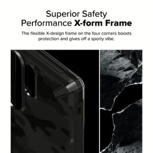 Ringke รุ่น Fusion X Design - เคส Galaxy S25 Ultra - สี Camo Black