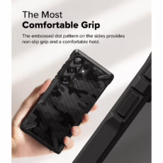 Ringke รุ่น Fusion X Design - เคส Galaxy S25 Ultra - สี Camo Black