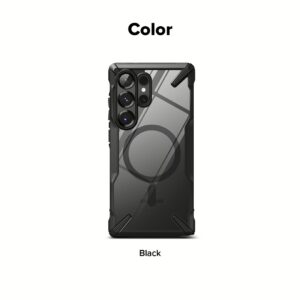 Ringke รุ่น Fusion X Magnetic - เคส Galaxy S25 Ultra - สี Black