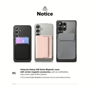 Ringke รุ่น Fusion X Magnetic - เคส Galaxy S25 Ultra - สี Black
