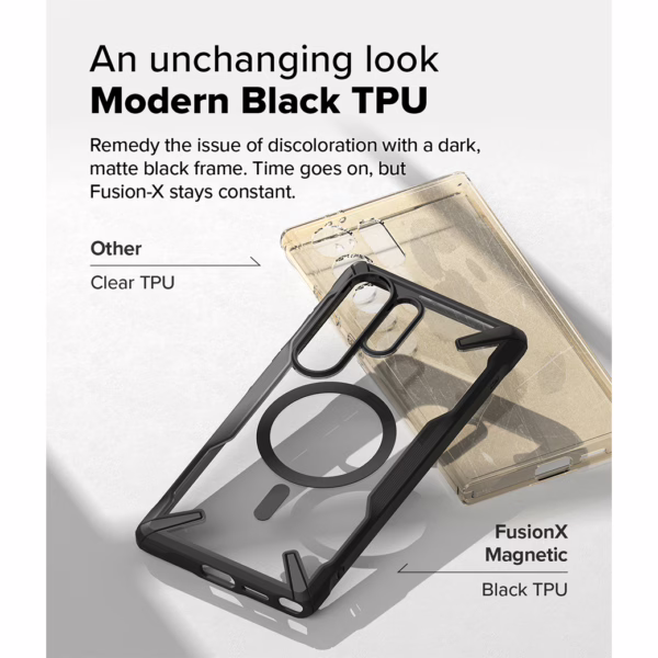 Ringke รุ่น Fusion X Magnetic - เคส Galaxy S25 Ultra - สี Black