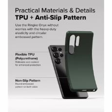 Ringke รุ่น Onyx - เคส Galaxy S25 Ultra - สี Dark Green