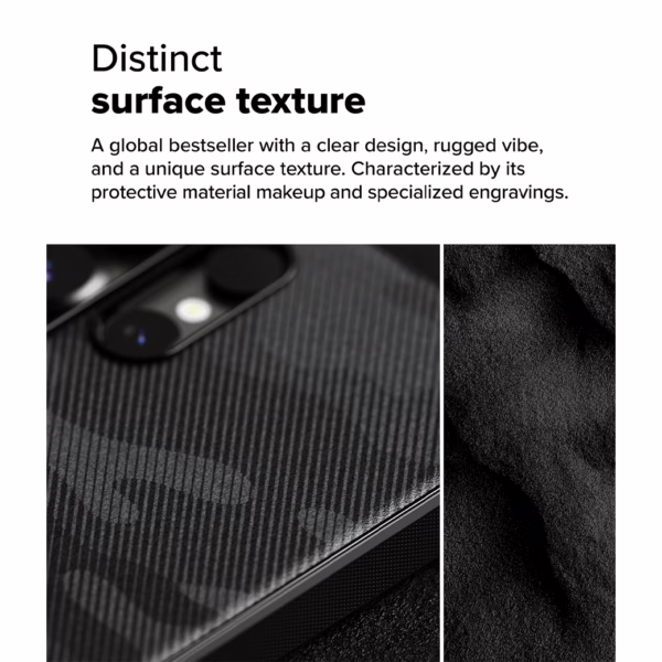 Ringke รุ่น Onyx Design - เคส Galaxy S25 Ultra - สี Camo Black
