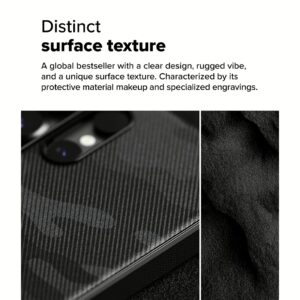 Ringke รุ่น Onyx Design - เคส Galaxy S25 Ultra - สี Camo Black