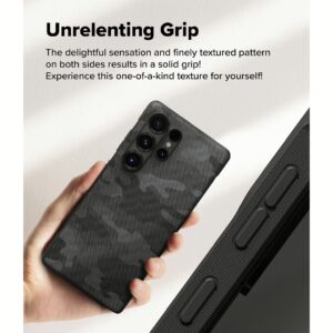 Ringke รุ่น Onyx Design - เคส Galaxy S25 Ultra - สี Camo Black