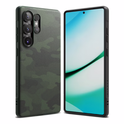 Ringke รุ่น Onyx Design - เคส Galaxy S25 Ultra - สี Camo Green