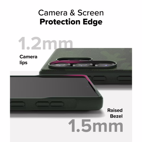 Ringke รุ่น Onyx Design - เคส Galaxy S25 Ultra - สี Camo Green