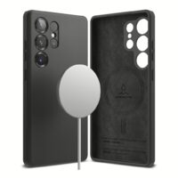 Ringke รุ่น Silicone Magnetic - เคส Galaxy S25 Ultra - สี Black