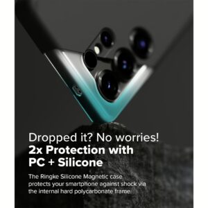 Ringke รุ่น Silicone Magnetic - เคส Galaxy S25 Ultra - สี Black 28 Ringke รุ่น Silicone Magnetic - เคส Galaxy S25 Ultra - สี Black