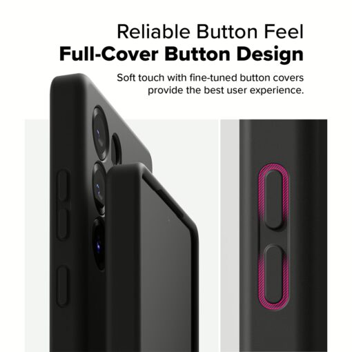 Ringke รุ่น Silicone Magnetic - เคส Galaxy S25 Ultra - สี Black - Image 12