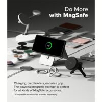 Ringke รุ่น Silicone Magnetic - เคส Galaxy S25 Ultra - สี Black