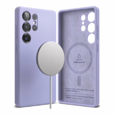 Ringke รุ่น Silicone Magnetic - เคส Galaxy S25 Ultra - สี Lavender