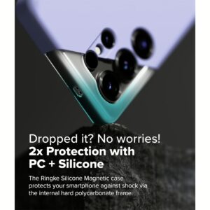 Ringke รุ่น Silicone Magnetic - เคส Galaxy S25 Ultra - สี Lavender