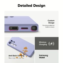 Ringke รุ่น Silicone Magnetic - เคส Galaxy S25 Ultra - สี Lavender
