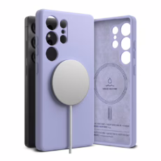 Ringke รุ่น Silicone Magnetic - เคส Galaxy S25 Ultra - สี Lavender