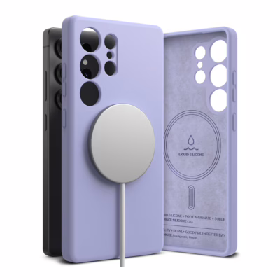 Ringke รุ่น Silicone Magnetic - เคส Galaxy S25 Ultra - สี Lavender