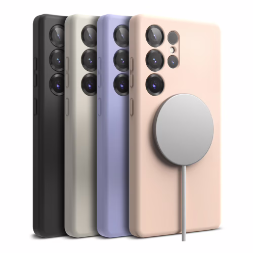 Ringke รุ่น Silicone Magnetic - เคส Galaxy S25 Ultra - สี Lavender