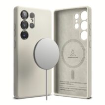 Ringke รุ่น Silicone Magnetic - เคส Galaxy S25 Ultra - สี Stone