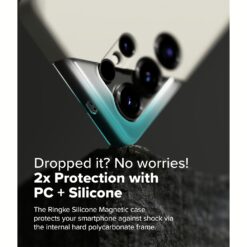Ringke รุ่น Silicone Magnetic - เคส Galaxy S25 Ultra - สี Stone