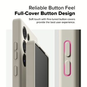 Ringke รุ่น Silicone Magnetic - เคส Galaxy S25 Ultra - สี Stone