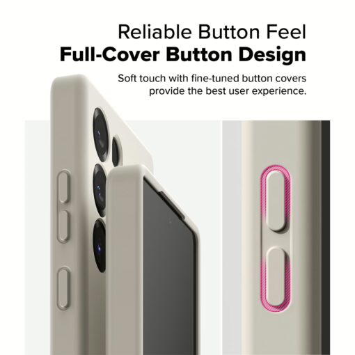 Ringke รุ่น Silicone Magnetic - เคส Galaxy S25 Ultra - สี Stone - Image 11
