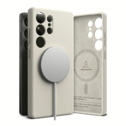 Ringke รุ่น Silicone Magnetic - เคส Galaxy S25 Ultra - สี Stone