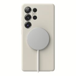 Ringke รุ่น Silicone Magnetic - เคส Galaxy S25 Ultra - สี Stone