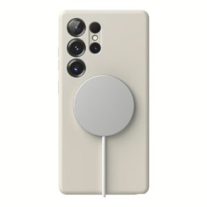 Ringke รุ่น Silicone Magnetic - เคส Galaxy S25 Ultra - สี Stone